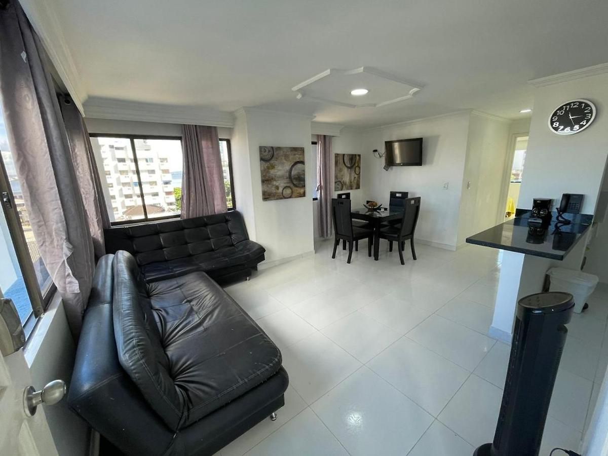 Vista Al Mar, Aire Acondicionado En Todo El Apto, Wi-fi, Parqueadero Apartamento Cartagena