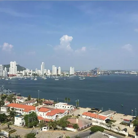 Vista Al Mar, Aire Acondicionado En Todo El Apto, Wi-fi, Parqueadero Cartagena