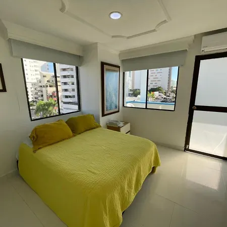 Vista Al Mar, Aire Acondicionado En Todo El Apto, Wi-fi, Parqueadero * Cartagena